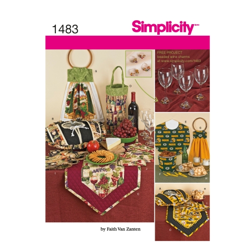 Dekoreerimise ja lauakatmise tarvikud, Simplicity Pattern #1483