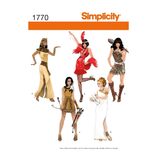 Naiste kostüümid, Simplicity Pattern #1770