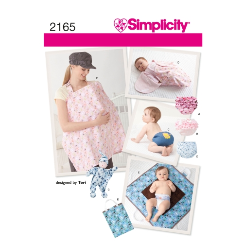 Beebitarvikud, suurused: A (kõik suurused), Simplicity Pattern #2165