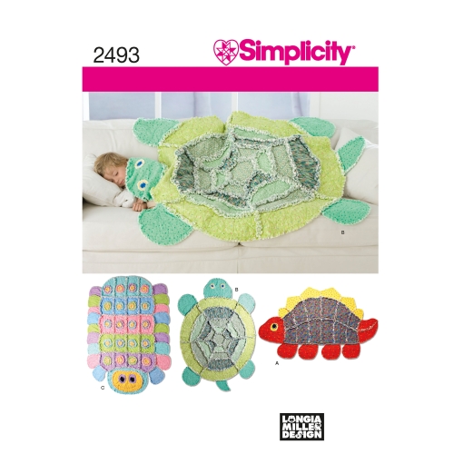 Narmastepingus (Rag Quilt) lastevaibad, Simplicity Pattern #2493