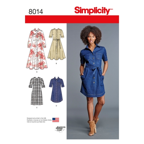 Naiste särkkleit, Simplicity Pattern #8014