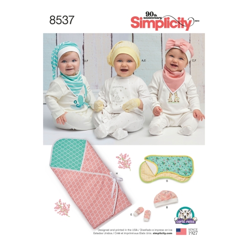 Beebitarvikud, suurused: OS (ÜkS SUURUS), Simplicity Pattern # 8537