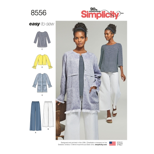 Naiste Seda-on-hõlnus-õmmelda riietus, Simplicity Pattern #8556