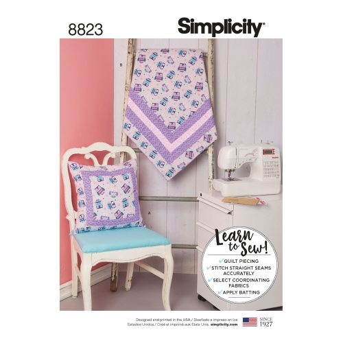 Tepitud tekk ja padi, Simplicity Pattern #8823