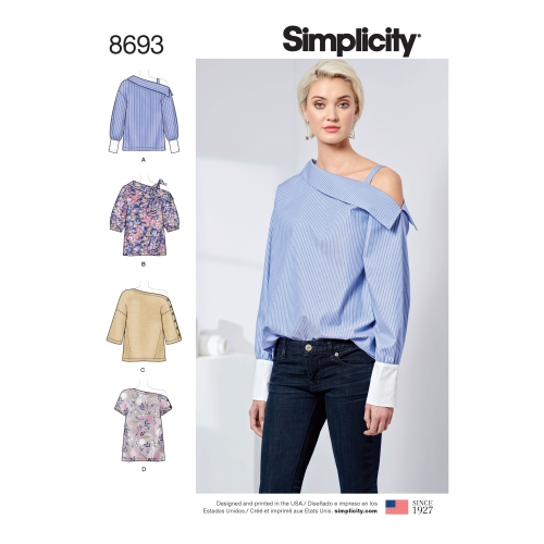 Naiste üheõla-topid, Simplicity Pattern #8693