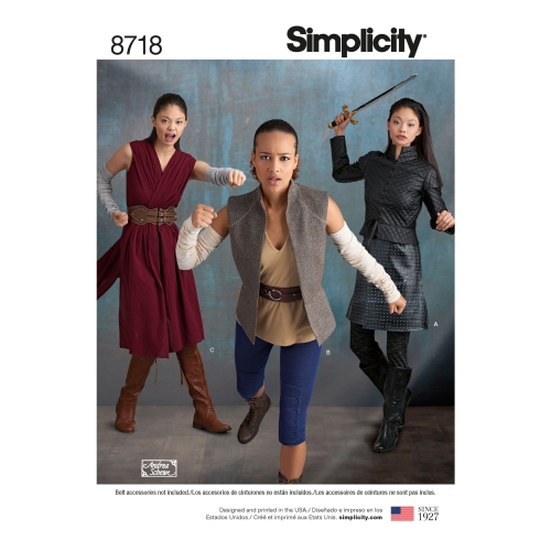 Naiste kostüümid, Simplicity Pattern #8718