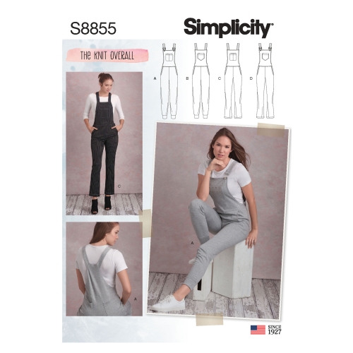 Naiste trikoo-kombinesoonid, Simplicity Pattern #S 8855