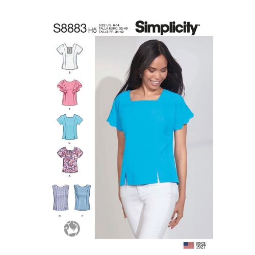 Naiste topid, Simplicity Pattern #S8883