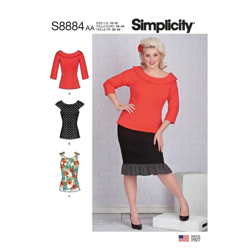 Naiste topid, Simplicity Pattern #S8884