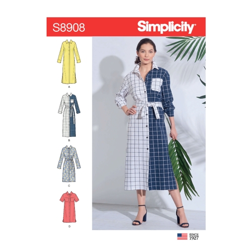 Naiste särkkleit, Simplicity Pattern #S8908