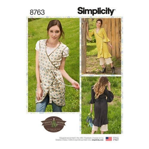 Naiste põll kleit, Simplicity Pattern #8763