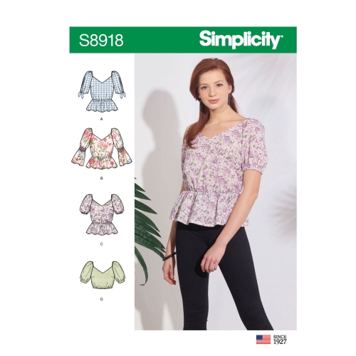 Naiste topid, Simplicity Pattern #S8918