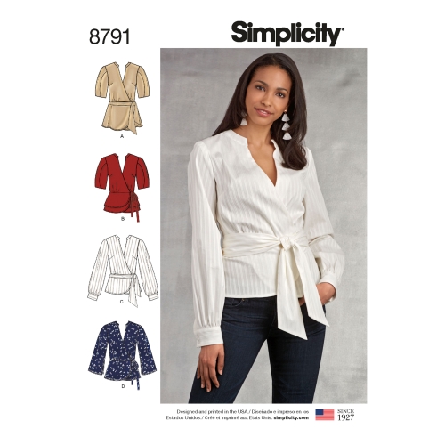Naiste hõlmiktopid, Simplicity Pattern #8791