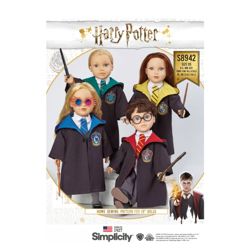 Harry Potter nukuriided, suurused: Ühes mõõdus, Simplicity Pattern #S8942