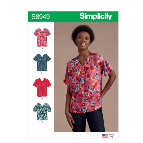 Naiste pluusid, Simplicity Pattern #S8949
