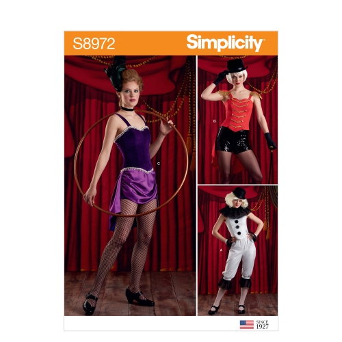 Naiste Halloween kostüüm, Simplicity Pattern #S8972