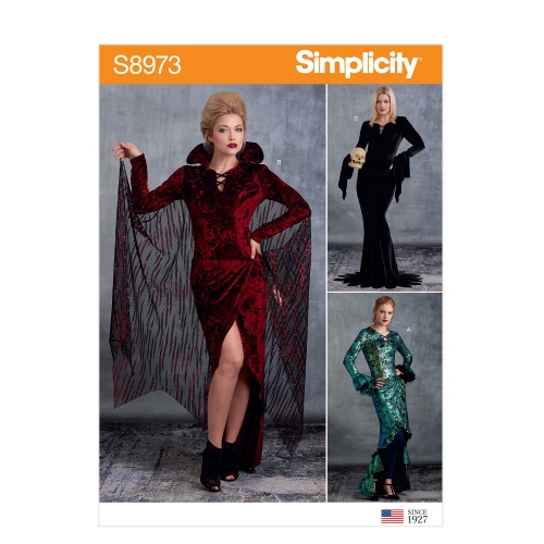 Naiste Halloween kostüüm, Simplicity Pattern #S8973