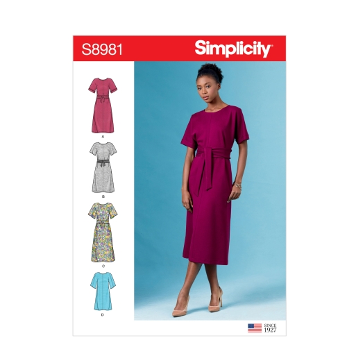 Naiste eest lehviga kleidid, Simplicity Pattern #S8981