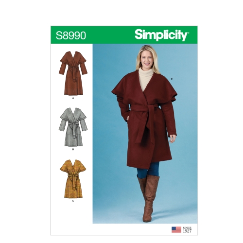 Naiste hõlmikmantlid, Simplicity Pattern #S8990
