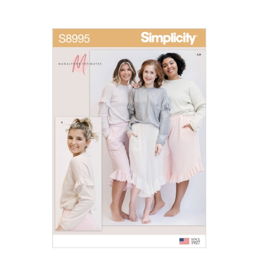 Naiste Mimi G Style jakk, seelik, ja trikootopp Simplicity Pattern #S8995