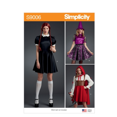 Naiste kostüümid, fantaasiariietus, Simplicity Pattern #S9006