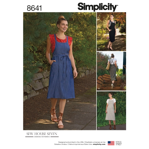 Naiste Jumper-kleit, Simplicity Pattern #8641