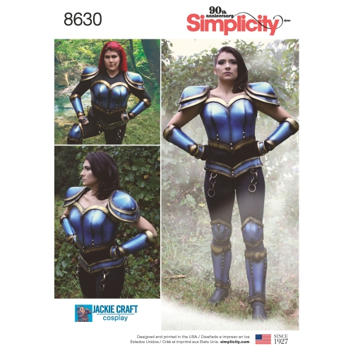 Naiste Cosplay soomusrüü, Simplicity Pattern #8630