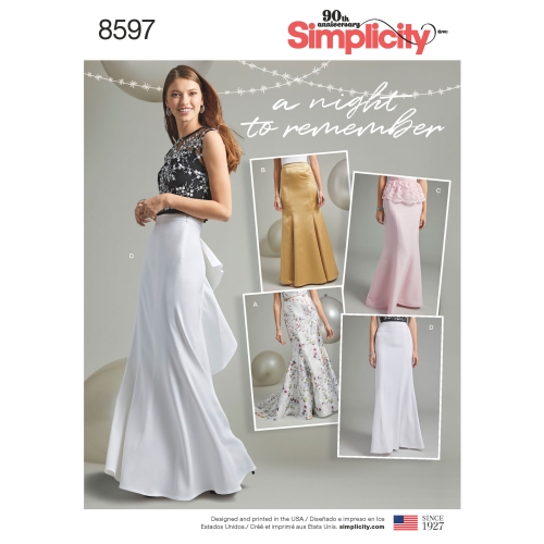 Seelikud erilisteks sündmusteks, Simplicity Pattern #8597