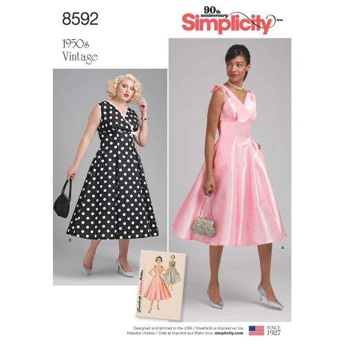 Vintage kleit, Simplicity Pattern #8592