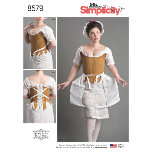 Naiste 18 sajandi kostüüm, Simplicity Pattern #8579