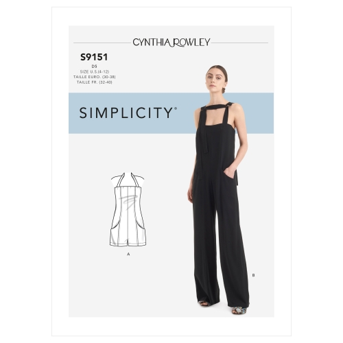 Naiste kombinesoon, Simplicity Pattern #S9151