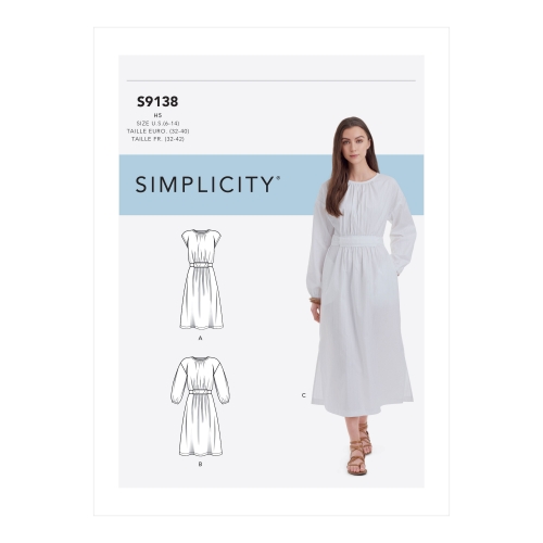 Naiste kleit, Simplicity Pattern #S9138