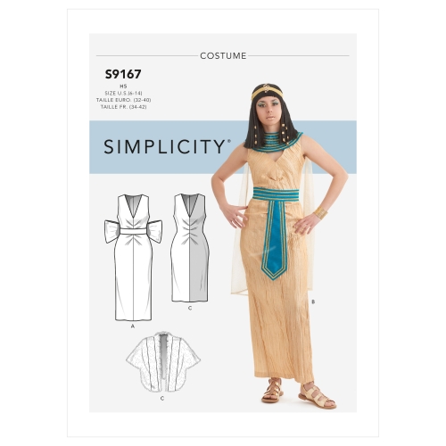 Naistekostüümid, Simplicity Sewing Pattern S9167 H5