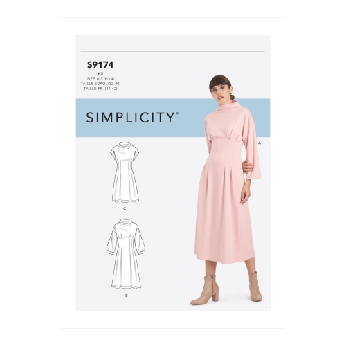 Trikookleit naistele, Simplicity Sewing Pattern S9174H5