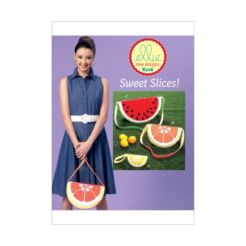 Kolmes stiilis puuviljakotid, Kwik Sew K0216
