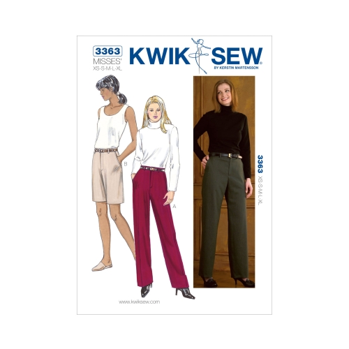 Püksid ja lühikesed püksid, Kwik Sew K3363