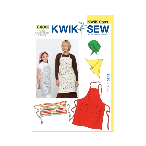 Põlled ja sall, Kwik Sew K3480