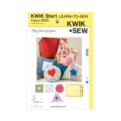 Minu esimene projekt: Padjad ja padjapüür, Kwik Sew K3525