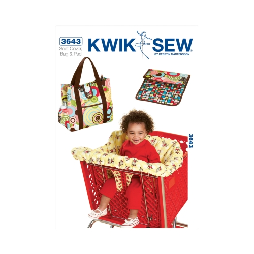 Ostukäru beebipesa, mähkmevahetusalus, kott, Kwik Sew K3643