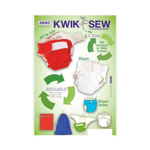 Beebihoiu tarvikud ja kotid, Kwik Sew K3690