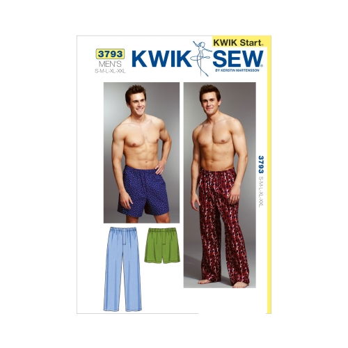 Magamispüksid ja lühikesed püksid, Kwik Sew K3793