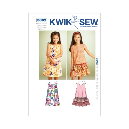 A-lõikega kleidid, Kwik Sew K3862