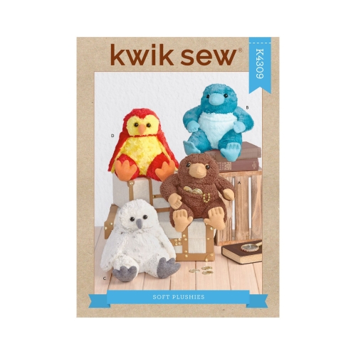 Pehmed mänguasjad, kaisuloomad, Kwik Sew K4309