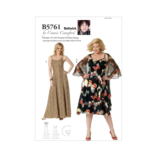 Naiste hõlmik ja kleit, Butterick B5761
