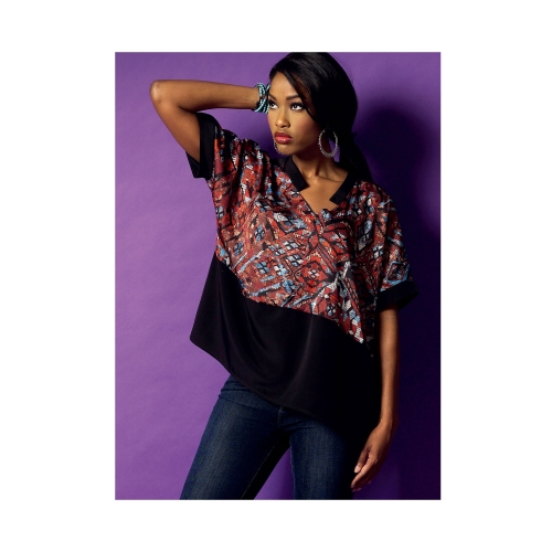 Ompelukaavat: Misses' Top, Butterick B5955