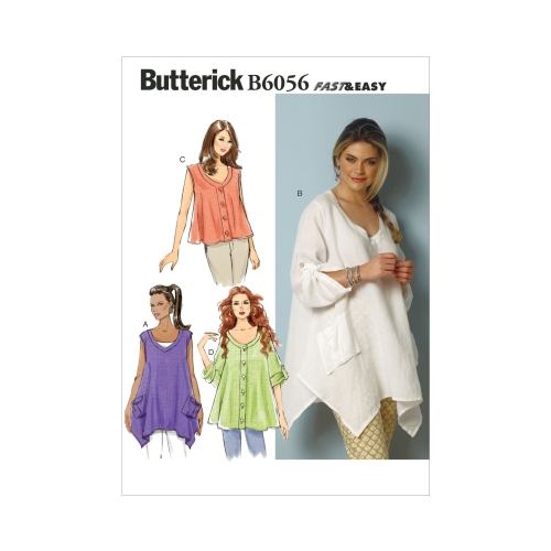 Naiste topp, Butterick B6056