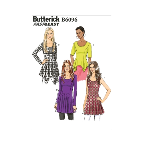 Ompelukaavat: Misses' Top, Butterick B6096