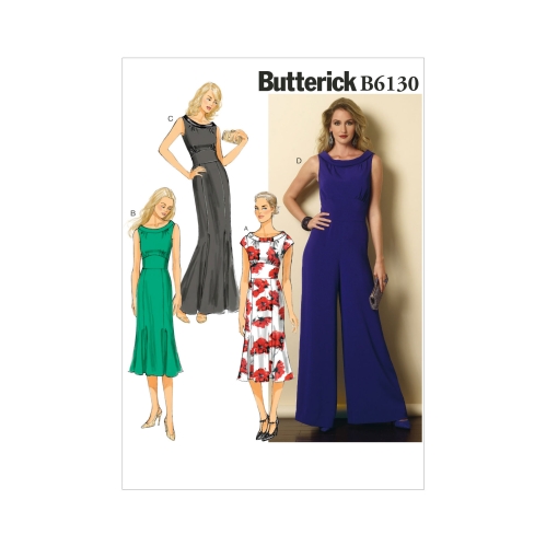 Naiste kleit ja pükskostüüm, Butterick B6130