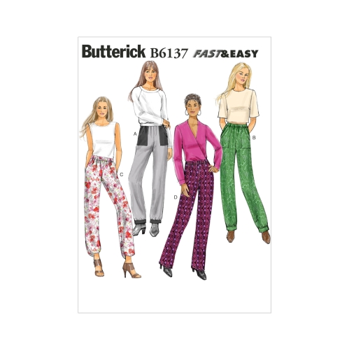 Ompelukaavat: Misses' Pants, Butterick B6137