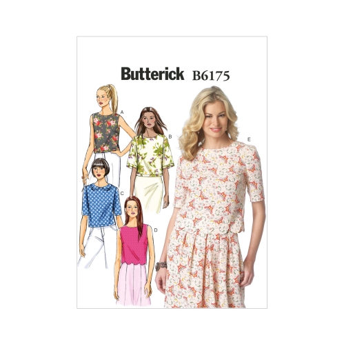Ompelukaavat: Misses' Top, Butterick B6175